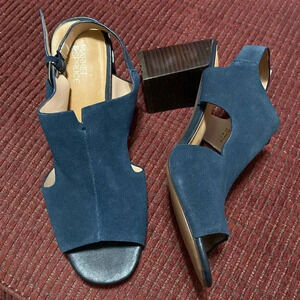 ***NWOT*** MARKET & SPRUCE GABRIEL SUEDE SLINGBACK HEELS SIZE 9